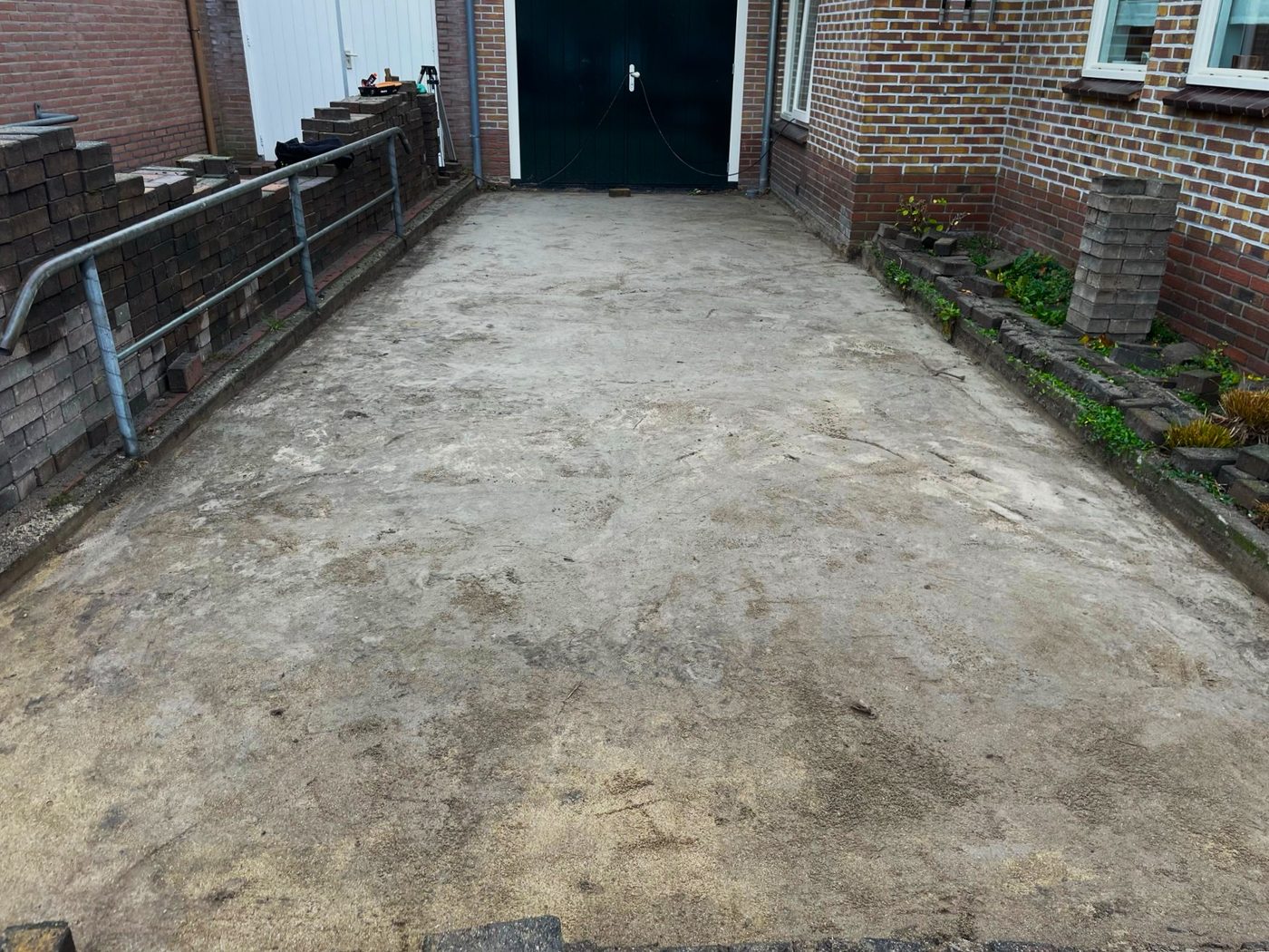 Oprit voor renovatie
